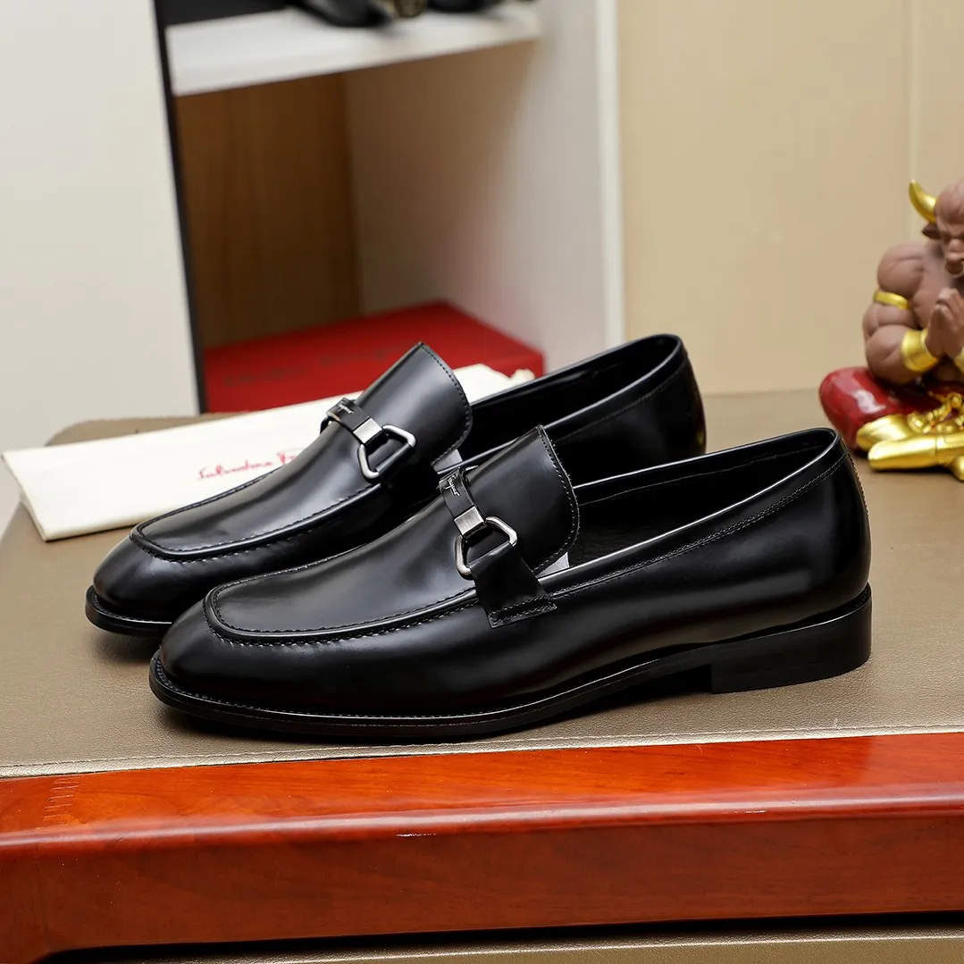 Men's shoes💰460🕷🕷[Ferragamo] Ferragamo's top men's business leather shoes💯Original copy of the official website, the upper is made of imported official website 1:1 material🍁Italian imported cowhide🇮🇹Imported cowhide lining. It’s definitely not made with ordinary craftsmanship, it’s the model used by celebrities! The factory’s craftsmanship is designed to create the most perfect shoes for trendy men! Colors available! Code number 38-44 (45.46 customized)......